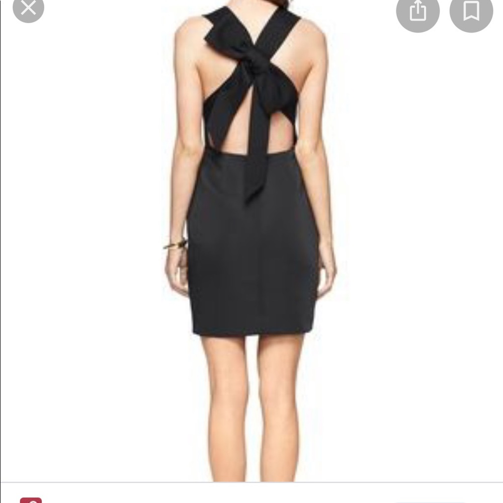 Kate Spade black bow back dress